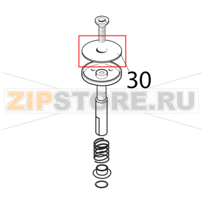 Doccia super. D=35.8 senza vite Saeco Royal Classic Doccia super. D=35.8 senza vite Saeco Royal ClassicЗапчасть на деталировке под номером: 30