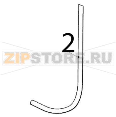 Tubo in plastica-per metro Scotsman B 40 Tubo in plastica-per metro Scotsman B 40Запчасть на деталировке под номером: 2