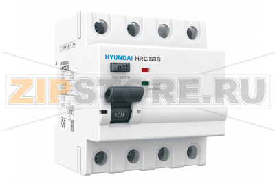 УЗО 63 А, 300 мА, 4 полюса, тип: A Hyundai Electric HRC63S4PG7S0000C00063FC 