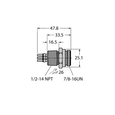 Соединитель PROFIBUS-PA Turck RSFV 48 