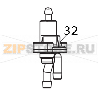 Dispositivo di non ritorno Elettrobar Fast 161 D Dispositivo di non ritorno Elettrobar Fast 161 DЗапчасть на деталировке под номером: 32