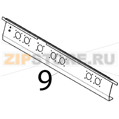 Cruscotto sup. Angelo Po 2N1FAGF Cruscotto sup. Angelo Po 2N1FAGFЗапчасть на деталировке под номером: 9