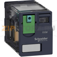 Реле, 24 В/DC, 6 А Schneider Electric RXM4AB1BD