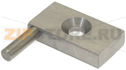 CERNIERA FISSAGGIO VETRO CON PERNO D6 
