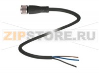 Кабель датчика-исполнительного устройства Female connector V11-G-BK2M-PVC-U Pepperl+Fuchs