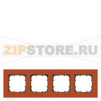 DELTA MIRO КРАСНЫЙ КЛЕН РАМКА 4-МЕСТНАЯ Siemens 5TG1104-2