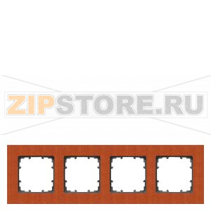 DELTA MIRO КРАСНЫЙ КЛЕН РАМКА 4-МЕСТНАЯ Siemens 5TG1104-2 