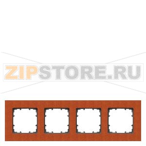 DELTA MIRO КРАСНЫЙ КЛЕН РАМКА 4-МЕСТНАЯ Siemens 5TG1104-2 
