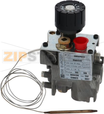 VALVE 630 EUROSIT OVEN 100÷340°C 