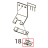 Ribbon end sensor cover Toshiba TEC B-SX4T-GS20-QM-R