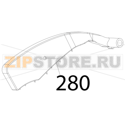 Pressa merce CE ossid Sirman Mirra 300 Y09 Pressa merce CE ossid Sirman Mirra 300 Y09Запчасть на деталировке под номером: 280