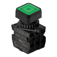 Выключатель кнопочный, Ø отверстия: 22/25 мм Autonics S2PRS-P3G2ALM