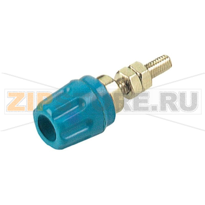 Зажим полюсный 16 А, синий, 1 шт Hirschmann PK 10 A 