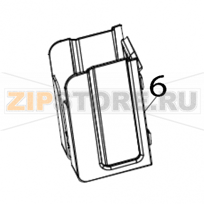 Kit output hopper assembly Zebra ZXP9 Kit output hopper assembly Zebra ZXP9Запчасть на деталировке под номером: 6