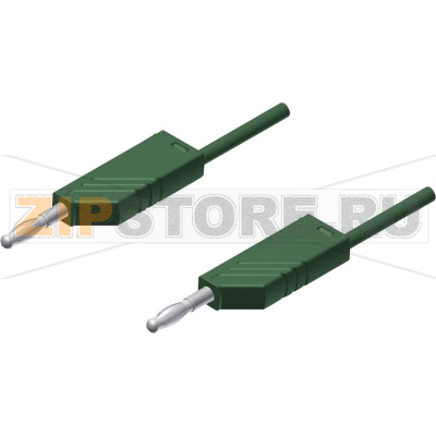 Провод измерительный 0.25 м, зеленый Hirschmann MLN 25/2,5 GN 