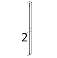 Colonnina laterale DX inox Unox XV 703G