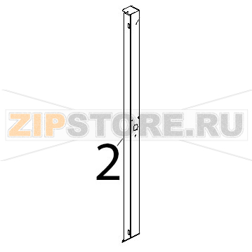 Colonnina laterale DX inox Unox XV 703G Colonnina laterale DX inox Unox XV 703GЗапчасть на деталировке под номером: 2