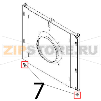 Screw TE M6, Ø: 16x23 Angelo Po FX61E2 Screw TE M6, Ø: 16x23 Angelo Po FX61E2Запчасть на деталировке под номером: 7
