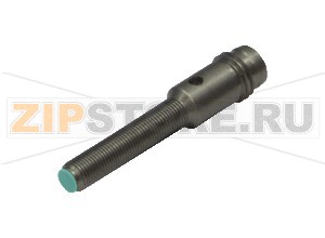 Индуктивный датчик Inductive sensor NBB1,5-5GM25-E1-V3 Pepperl+Fuchs General specificationsSwitching functionNormally closed (NC)Output typeNPNRated operating distance1.5 mmInstallationflushOutput polarityDCAssured operating distance0 ... 1.215 mmActuating element5 mm x 5 mm x 1 mmReduction factor rAl 0.41Reduction factor rCu 0.38Reduction factor r304 0.85Reduction factor rBrass 0.54Nominal ratingsOperating voltage10 ... 30 VSwitching frequency0 ... 3000 HzHysteresis1 ... 15  %Reverse polarity protectionreverse polarity protectedShort-circuit protectionpulsingVoltage drop&le 3 VOperating current0 ... 200 mAOff-state current0 ... 0.1 mA typ. 0.1 &microA at 25 °CNo-load supply current&le 10 mASwitching state indicatorLED, yellowApprovals and certificatesUL approvalcULus Listed, General PurposeCSA approvalcCSAus Listed, General PurposeCCC approvalCCC approval / marking not required for products rated &le36 VAmbient conditionsAmbient temperature-25 ... 70 °C (-13 ... 158 °F)Mechanical specificationsConnection typeConnector M8 x 1 , 3-pinHousing materialStainless steel 1.4305 / AISI 303Sensing facePOMHousing diameter5 mmDegree of protectionIP67