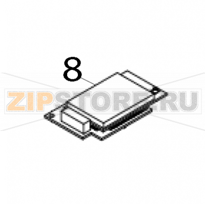 Wi-Fi module assembly (including antenna) TSC Alpha-4L Wi-Fi module assembly (including antenna) TSC Alpha-4LЗапчасть на деталировке под номером: 8