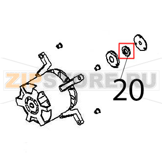 Bearing Angelo Po FX101E1 Bearing Angelo Po FX101E1Запчасть на деталировке под номером: 20