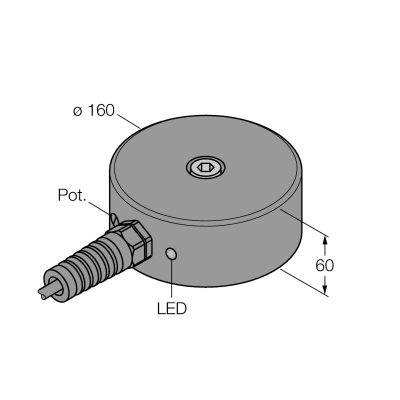 Датчик индуктивный Turck NI100-Q160-AP44X/S120 