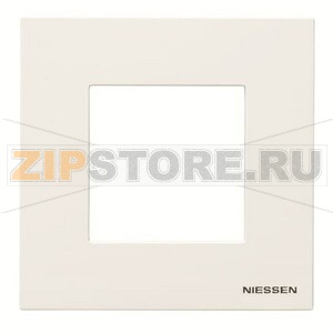 Рамка одноместная, двухмодульная, альпийский белый ABB 2CLA227100N1101 