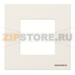 Рамка одноместная, двухмодульная, альпийский белый ABB 2CLA227100N1101 