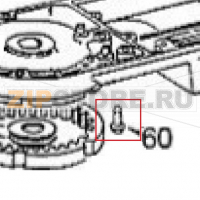 Machine screw 10-24 x 1 3/4 Fil, Hd KitchenAid 5K5SS