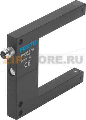 Барьер световой, тип: вилочный Festo SOOF-M-FL-SM-C50-P 