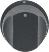 KNOB FRANKE BLACK ø 36 mm