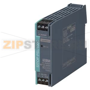 SITOP PSU100C 24 V/0,6 A СТАБИЛИЗИРОВАННЫЙ БЛОК ПИТАНИЯ ВХОД:  ~100-230 В ВЫХОД: =24 В/0,6 A Siemens 6EP1331-5BA00 