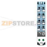 SIMATIC ET 200AL, МОДУЛЬ ДИСКРЕТНОГО ВВОДА-ВЫВОДА DIQ 4+DQ 4X=24 В/0,5A, ПОДКЛЮЧЕНИЕ 8XM8, СТЕПЕНЬ ЗАЩИТЫ IP67 Siemens 6ES7143-5BF00-0BA0