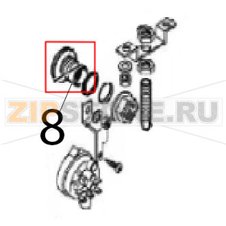 Drain connection 1&quot; 1/4&quot; Angelo Po C165D Drain connection 1" 1/4" Angelo Po C165DЗапчасть на деталировке под номером: 8