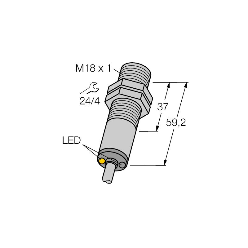 Датчик фотоэлектрический Turck M18SN6D 