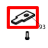 Label sensor holder Godex G500