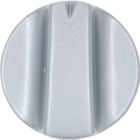 KNOB ST.STEEL/SILVER S-2K W.OUT/PIN