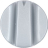 KNOB ST.STEEL/SILVER S-2K W.OUT/PIN