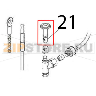 Three-flame burner Angelo Po 1G1BR1G Three-flame burner Angelo Po 1G1BR1GЗапчасть на деталировке под номером: 21