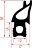 GUARNIZIONE PORTA FORNO 683x558 mm