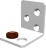 KIT LOWER BRACKET FOR DOOR