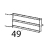 Griglia laterale DX/SX cromata Unox XFT 185