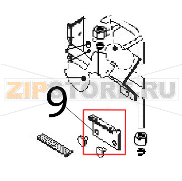 Supporto magneti Angelo Po 1G1CP2G Supporto magneti Angelo Po 1G1CP2GЗапчасть на деталировке под номером: 9