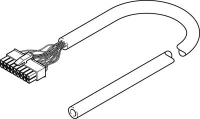 Кабель соединительный 10 м Festo NEBM-L5G18-E-10-N-LE18