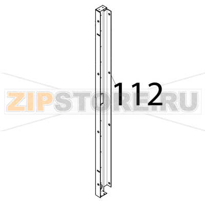 Traverso interno sinistro porta Tecnoeka KF 1010 EV UD Traverso interno sinistro porta Tecnoeka KF 1010 EV UDЗапчасть на деталировке под номером: 112
