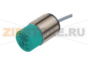 Индуктивный датчик Inductive sensor NCN25-30GM50-Z5 Pepperl+Fuchs General specificationsSwitching functionNormally closed (NC)Output typeTwo-wireRated operating distance25 mmInstallationnon-flushOutput polarityDCAssured operating distance0 ... 20 mmReduction factor rAl 0.4Reduction factor rCu 0.4Reduction factor r304 0.7Reduction factor rBrass 0.5Nominal ratingsOperating voltage3.5 ... 30 VSwitching frequency500 HzReverse polarity protectionreverse polarity-conductiveShort-circuit protectionpulsingVoltage drop&le 3.5 VTemperature drift&plusmn 15%Operating current2 ... 100 mAOff-state currenttyp. 0.8 mASwitching state indicatorLED, yellowApprovals and certificatesUL approvalcULus Listed, General PurposeCSA approvalcCSAus Listed, General PurposeCCC approvalCCC approval / marking not required for products rated &le36 VAmbient conditionsAmbient temperature-25 ... 70 °C (-13 ... 158 °F)Storage temperature-25 ... 85 °C (-13 ... 185 °F)Mechanical specificationsConnection typecable PVC , 2 mCore cross-section0.34 mm2Housing materialbrass, nickel-platedSensing facePBTHousing diameter30 mmDegree of protectionIP67