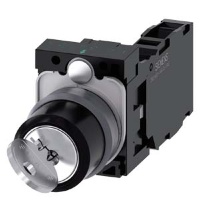 ПОВОРОТНЫЙ ПЕРЕКЛЮЧАТЕЛЬ С КЛЮЧОМ RONIS, 22MM, КРУГЛЫЙ, ПЛАСТИК С МЕТАЛЛИЧЕСКИМ ФРОНТАЛЬНЫМ КОЛЬЦОМ, NO. ЗАМКА SB30, С 2 КЛЮЧАМИ, 2 КОММУТАЦИОННЫХ ПОЛОЖЕНИЯ O-I, С ФИКСАЦИЕЙ, УГОЛ ПЕРЕКЛЮЧЕНИЯ 90 ГРАД., 10:30Ч/13:30Ч, ПОЛОЖЕНИЯ ИЗВЛЕЧЕНИЯ КЛЮЧА: O+I, С ДЕ