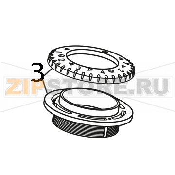 Grinding burrs holder upper Macap M2M Grinding burrs holder upper Macap M2MЗапчасть на деталировке под номером: 3