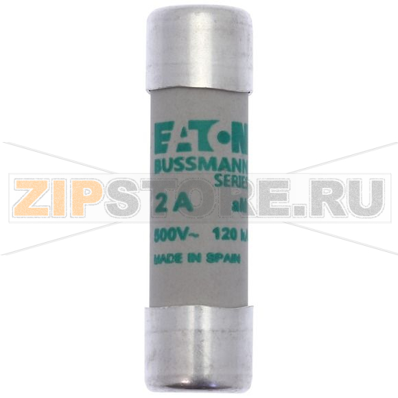 Предохранитель, 2 A, AC 690 В, 80 кА, 14x51 мм, aM, IEC Eaton CYLINDRICAL FUSE 14x51 2A AM 690V 