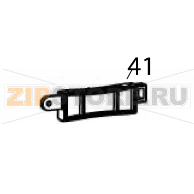 Label rod Godex RT200i Label rod Godex RT200iЗапчасть на деталировке под номером: 41Название запчасти Godex на английском языке: Label rod RT200i.